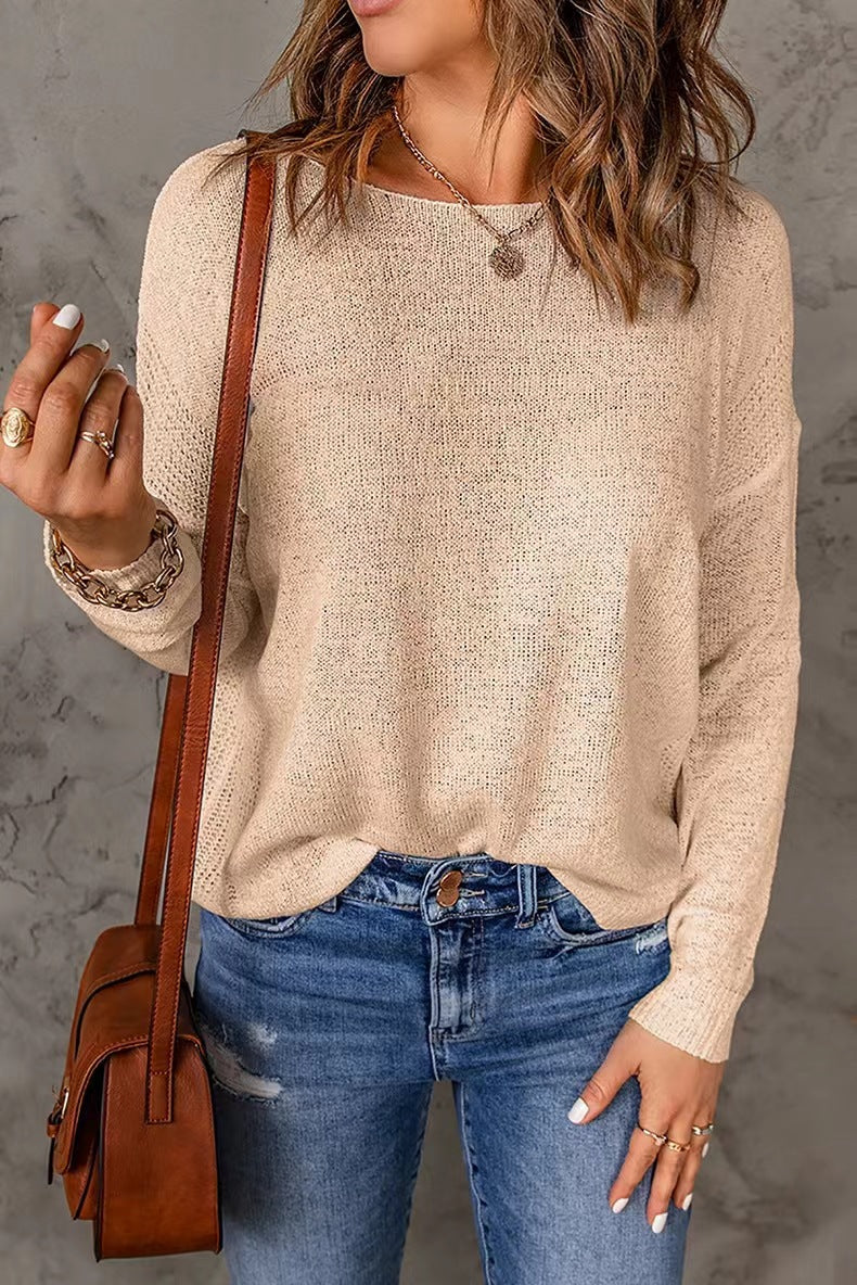 Bondi Pearl - BondiEase Knit | Lightweight relaxed jumper - 01