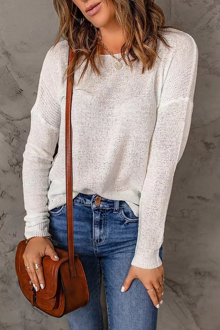 Bondi Pearl - BondiEase Knit | Lightweight relaxed jumper - 09