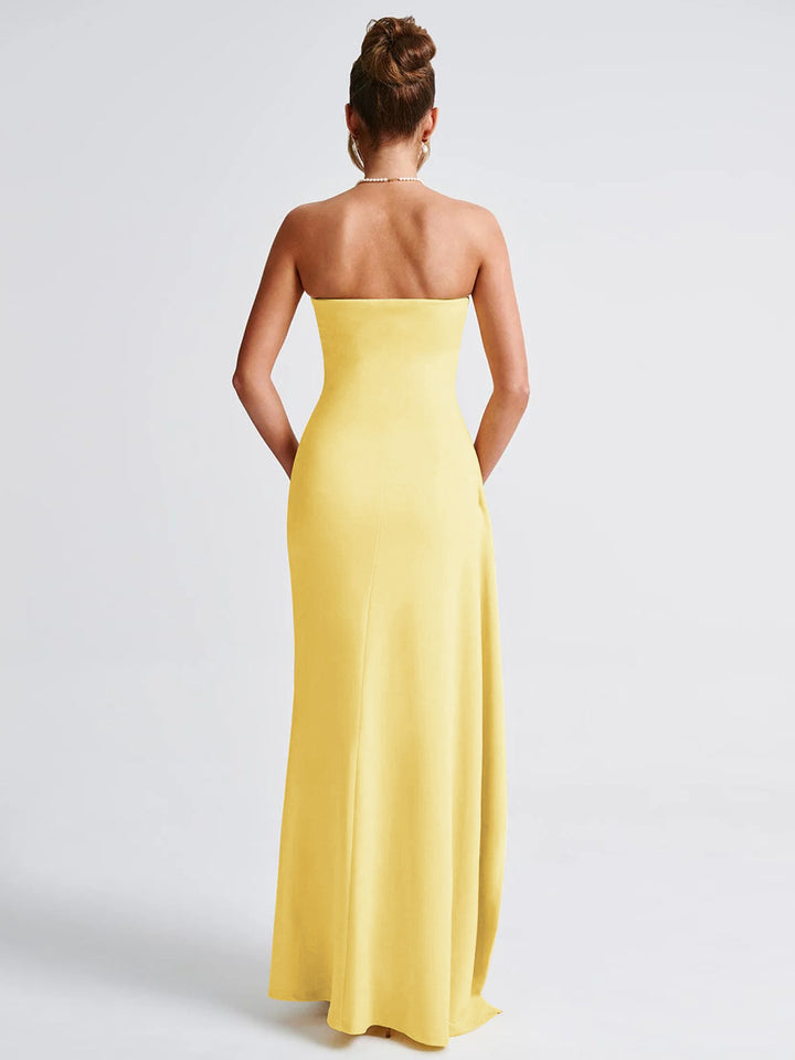 Bondi Pearl - Celeste Strapless Gown | Elegant silhouette - 4