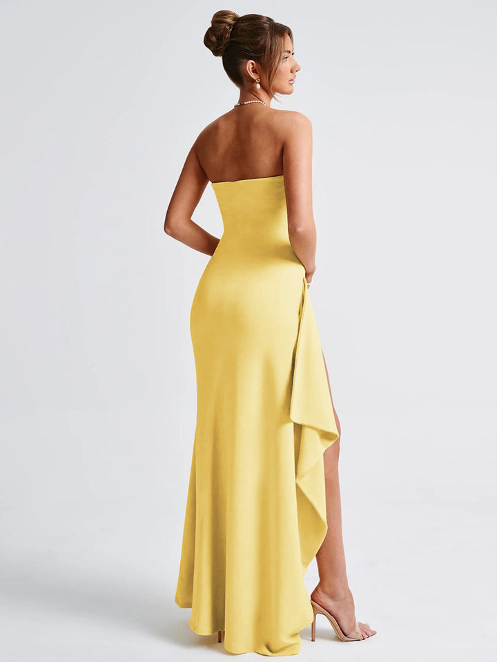 Bondi Pearl - Celeste Strapless Gown | Elegant silhouette - 5