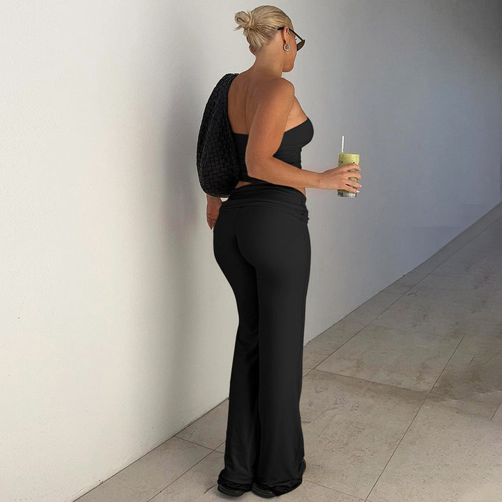 Bondi Pearl - Luxe Loungewear Set | Strapless two piece - 09