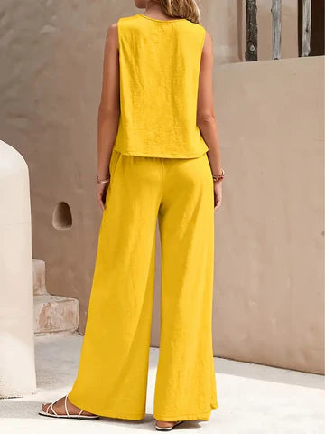 Bondi Pearl - Zara Lounge | Relaxed summer two-piece set - 03