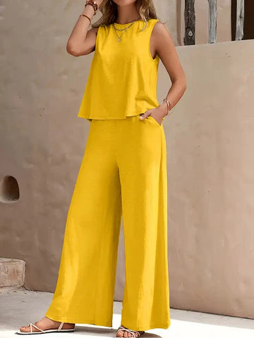 Bondi Pearl - Zara Lounge | Relaxed summer two-piece set - 04