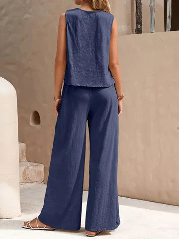 Bondi Pearl - Zara Lounge | Relaxed summer two-piece set - 05