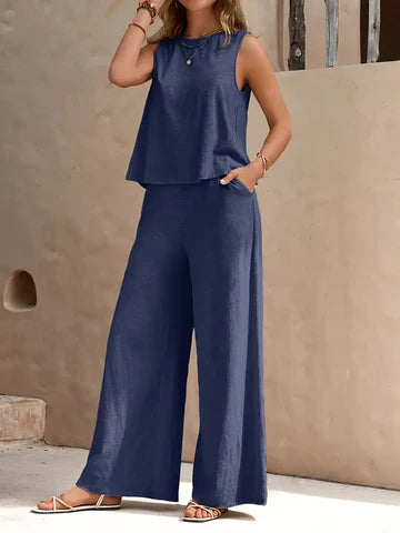 Bondi Pearl - Zara Lounge | Relaxed summer two-piece set - 06