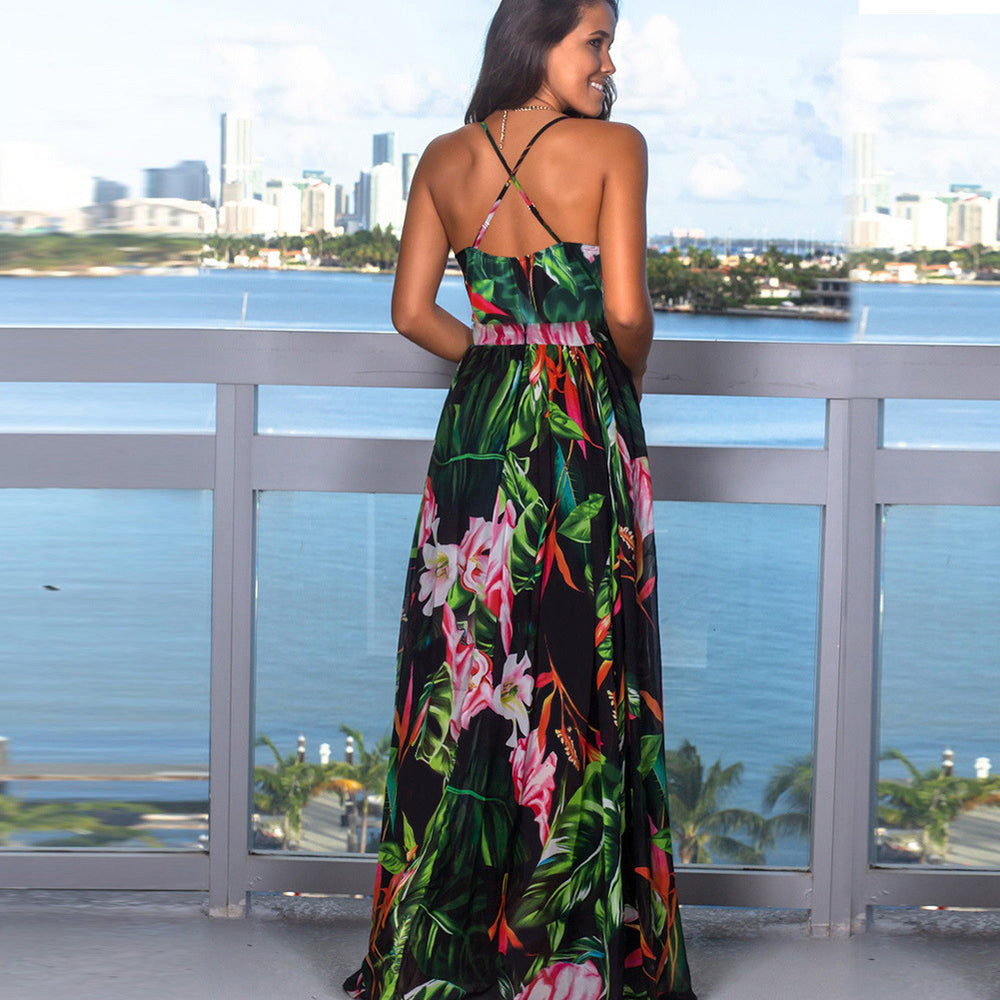 Bondi Pearl Coastal Breeze Maxi Dress | Tropical beach holiday outfit 1
