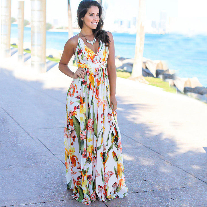 Bondi Pearl Coastal Breeze Maxi Dress | Tropical beach holiday outfit 6