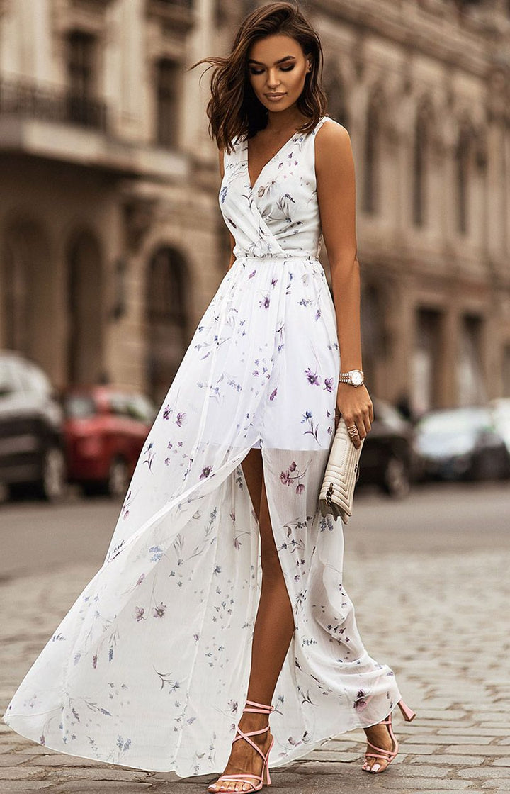Bondi Pearl Savannah Bloom Maxi Dress | Elegant floral evening outfit 11