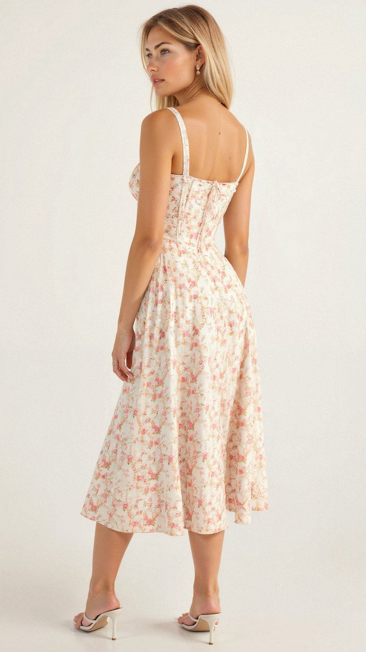 Florence Corset Midi Dress | Feminine & Flattering Fit
