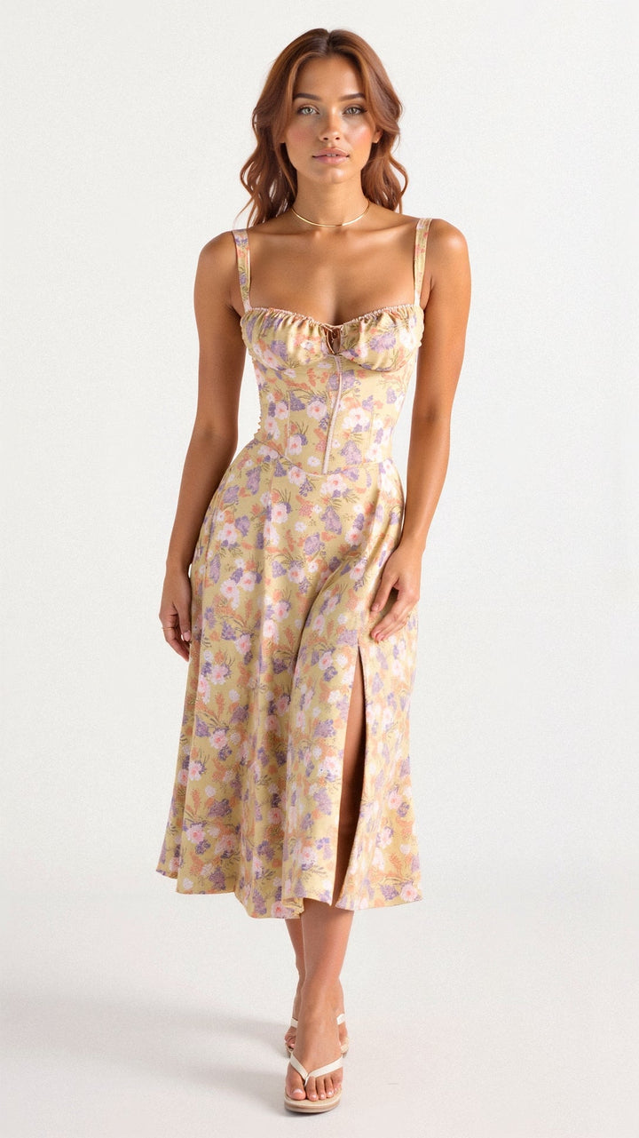 Florence Corset Midi Dress | Feminine & Flattering Fit
