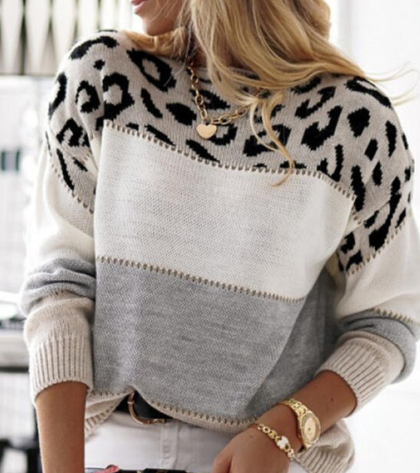 Savannah Leopard Knit | Cosy bold winter jumper
